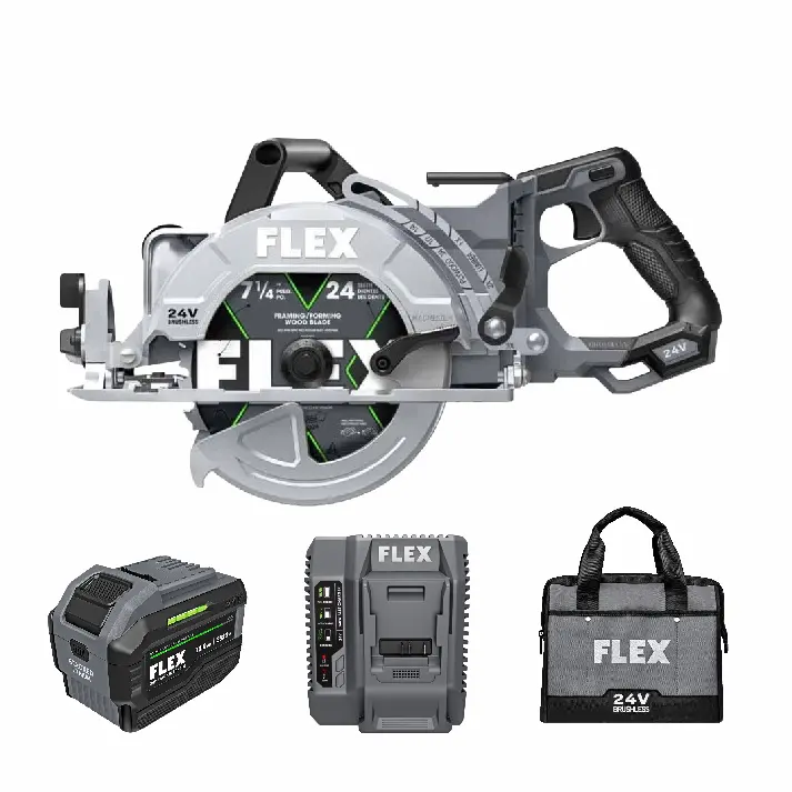 Flex Fx2141r-1J 7-1/4 In 24 V Lithium-Ion Brushless Rear Handle Cordless Circular Saw Kit 1