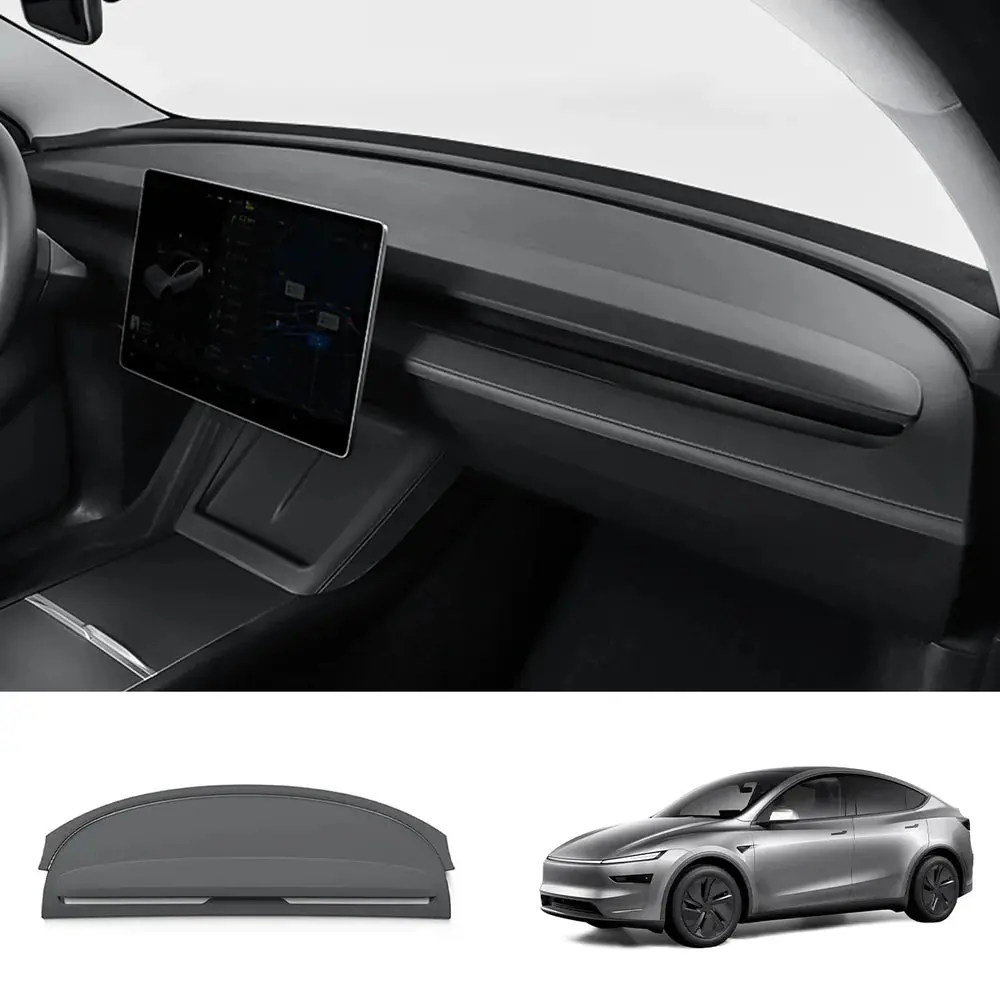 Full-Cover Silicone Dashboard Protector For Tesla Model Y Juniper 2025+ 1