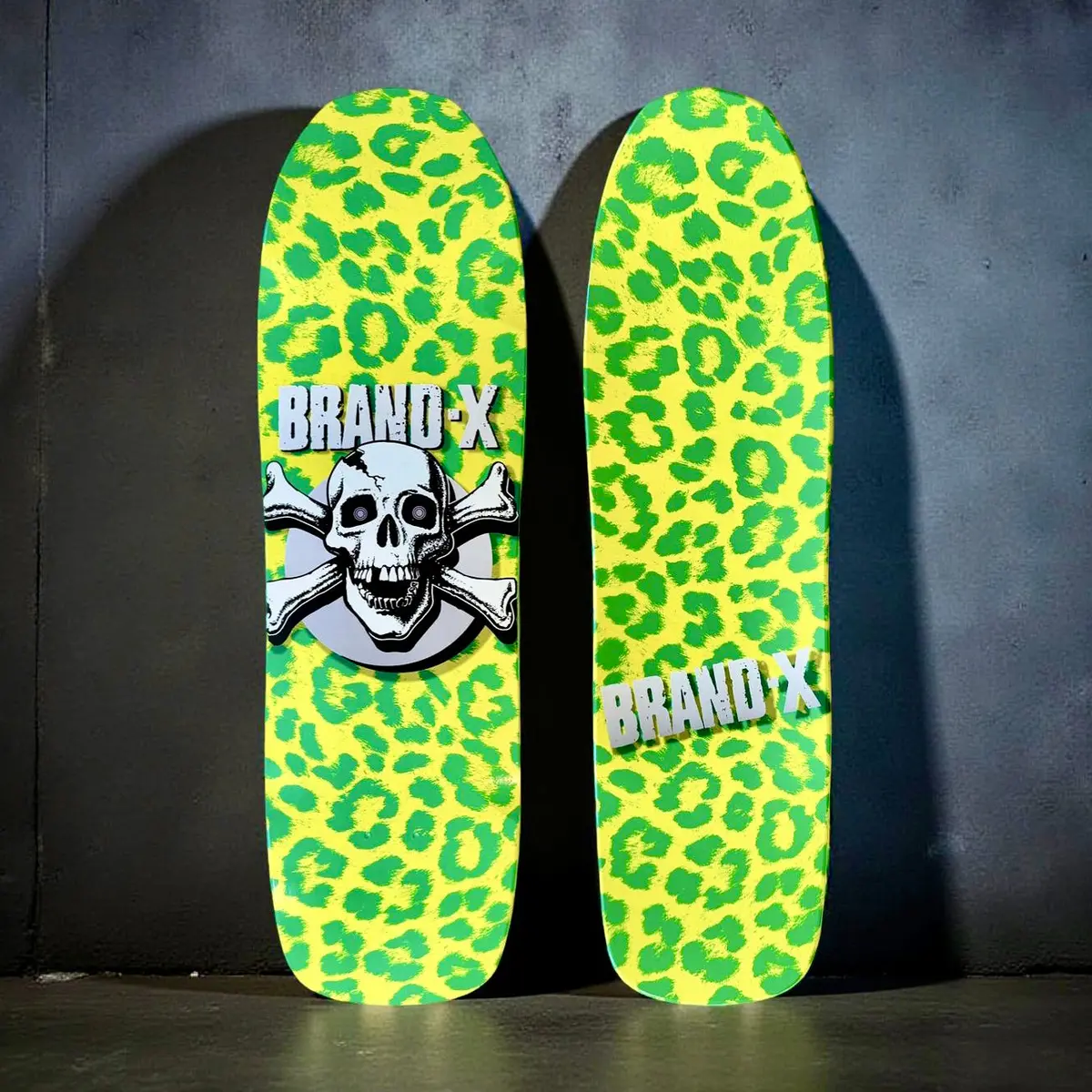 Knucklehead Leopard “Demon-Shape” Deck 9.1”X32.5” 1