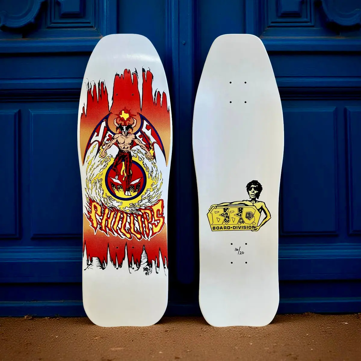 Jeff Phillips Devilman Limited Edition, Hand Painted Bbc Deck (1 Of 20) 1