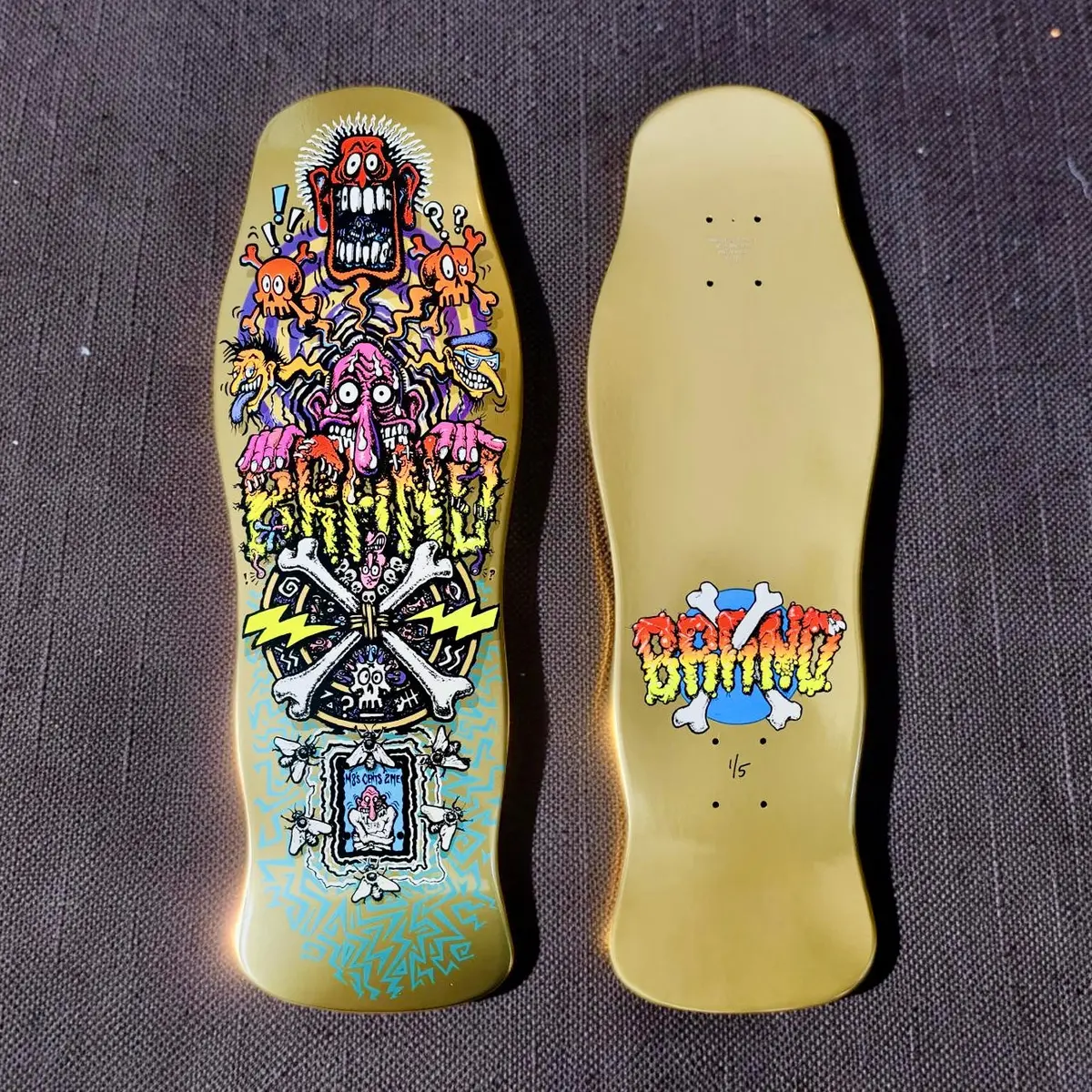 X-Dream Hand-Painted Limited Edition Deck 10"X30.25" (1 Of 5) 2