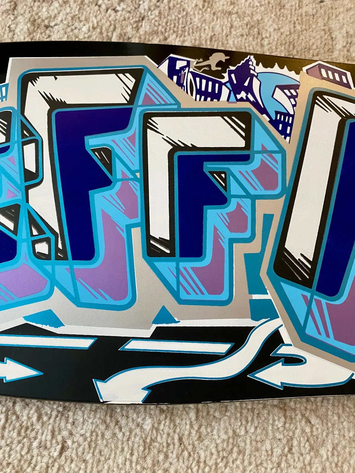 Jeff Phillips Graffiti Limited Edition, Hand-Painted Bbc Deck (1 Of 15) 2
