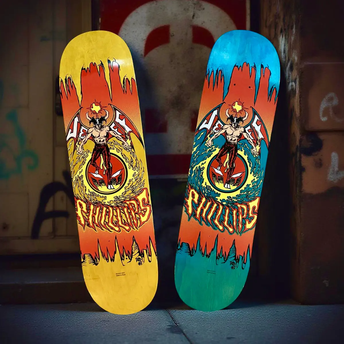 Jeff Phillips Devilman Bbc Pop Decks 7.75" - 9.0" 1