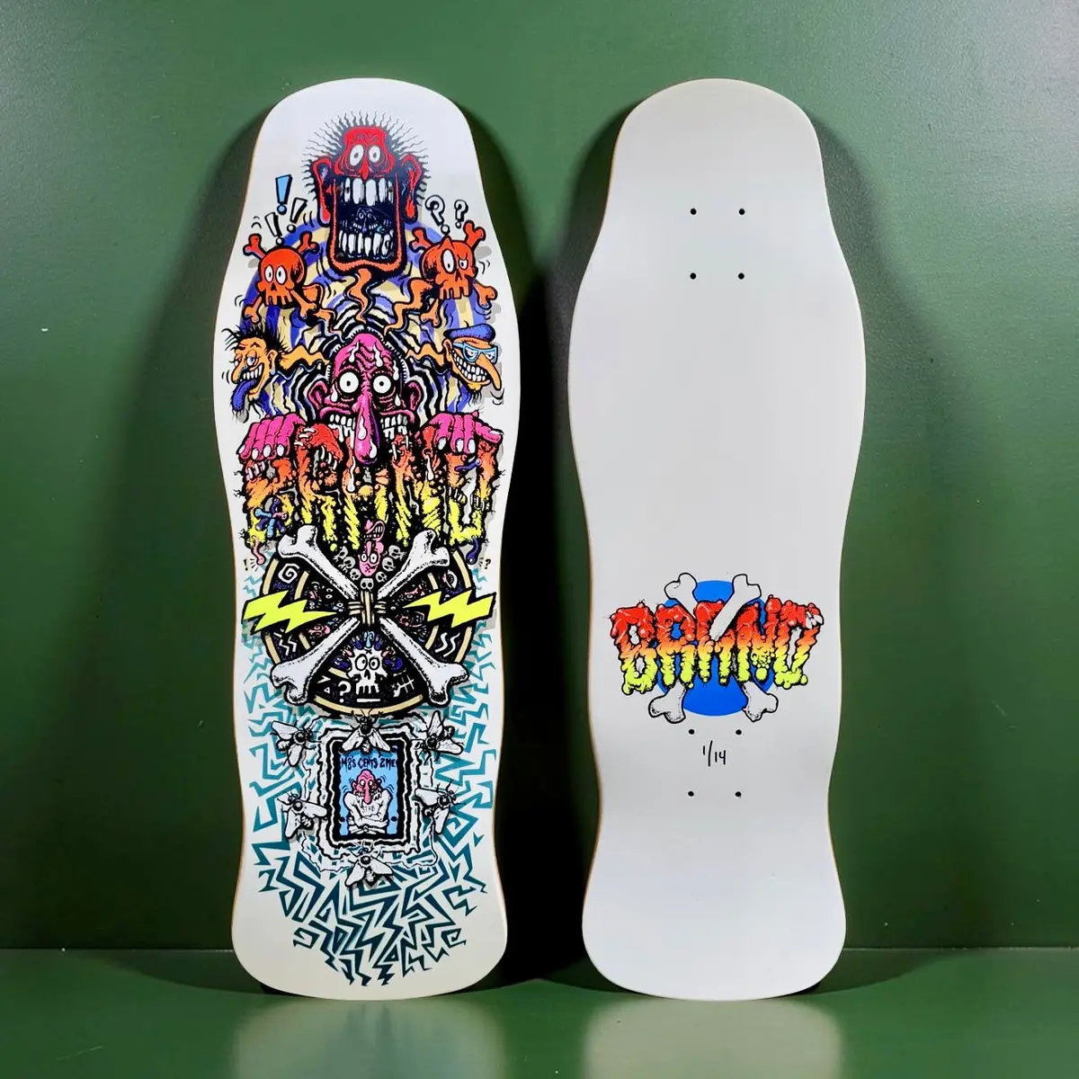 X-Dream Hand-Painted Limited Edition Deck 10"X30.25" (1 Of 14) 1
