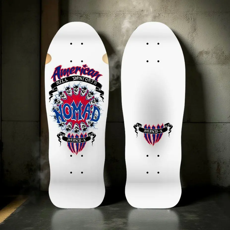 Bill Danforth Circle Of Skulls 10”X30” Limited Edition, Hand-Painted Deck (1 Of 10) 1