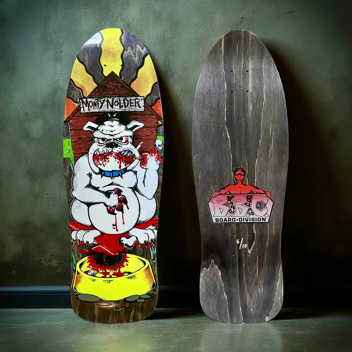 Bbc Monty Nolder Bulldog (#1) Hand-Painted Limited Edition 10.25"X31" (1 Of 10) 1