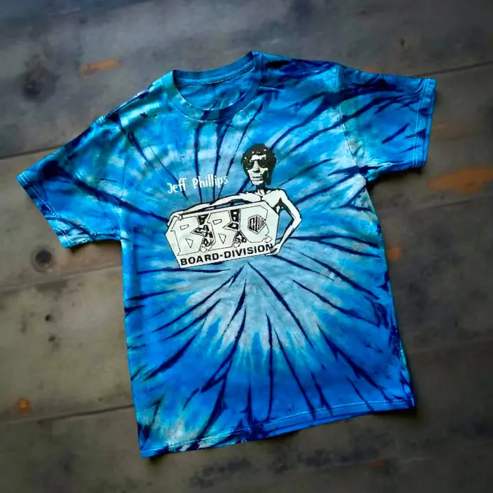 Jeff Phillips Tribute Bbc Tie-Dye Shirt 1