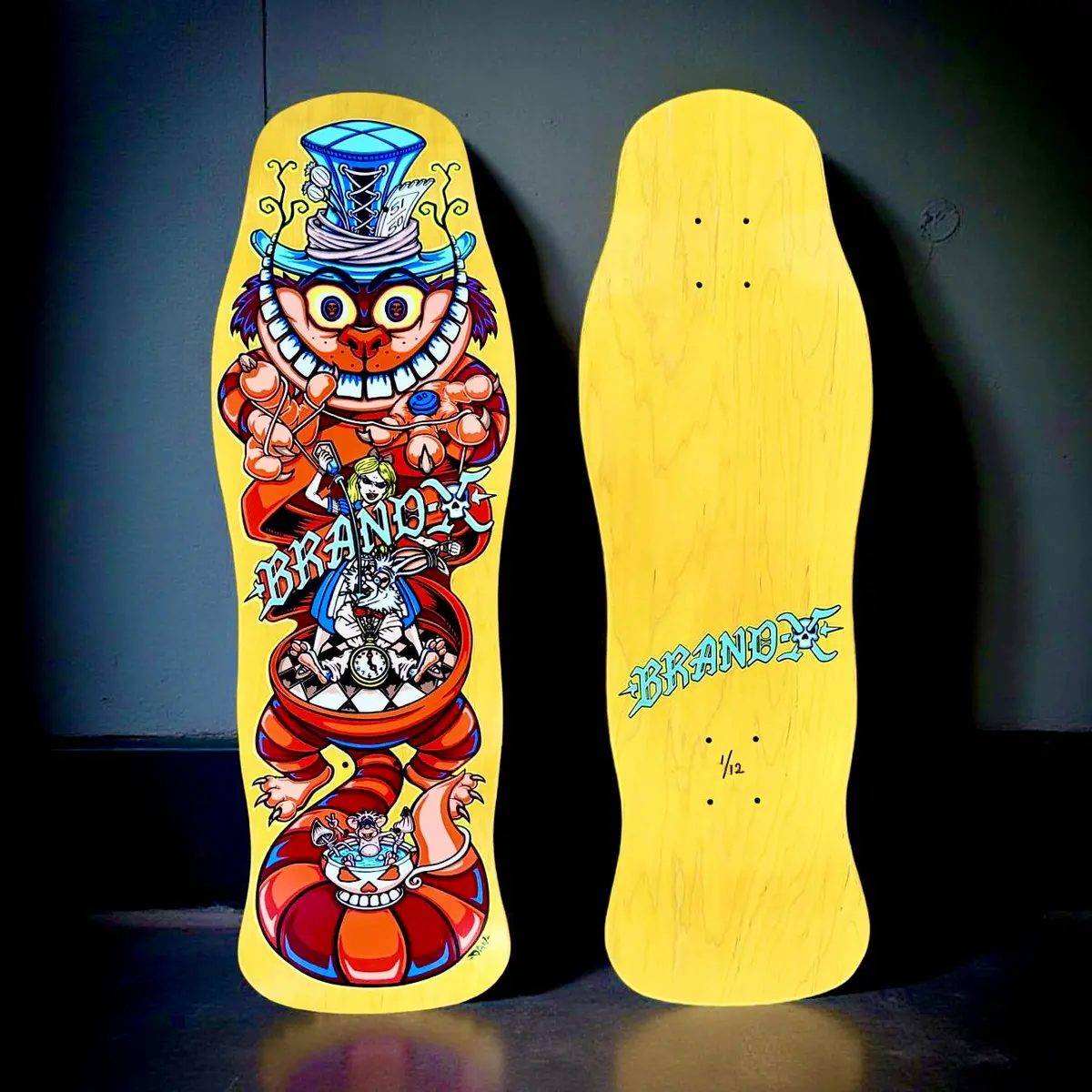 Dan Falconer Master Manipulator 10"X30.25" Limited Edition, Hand-Painted Deck (1 Of 12) 1