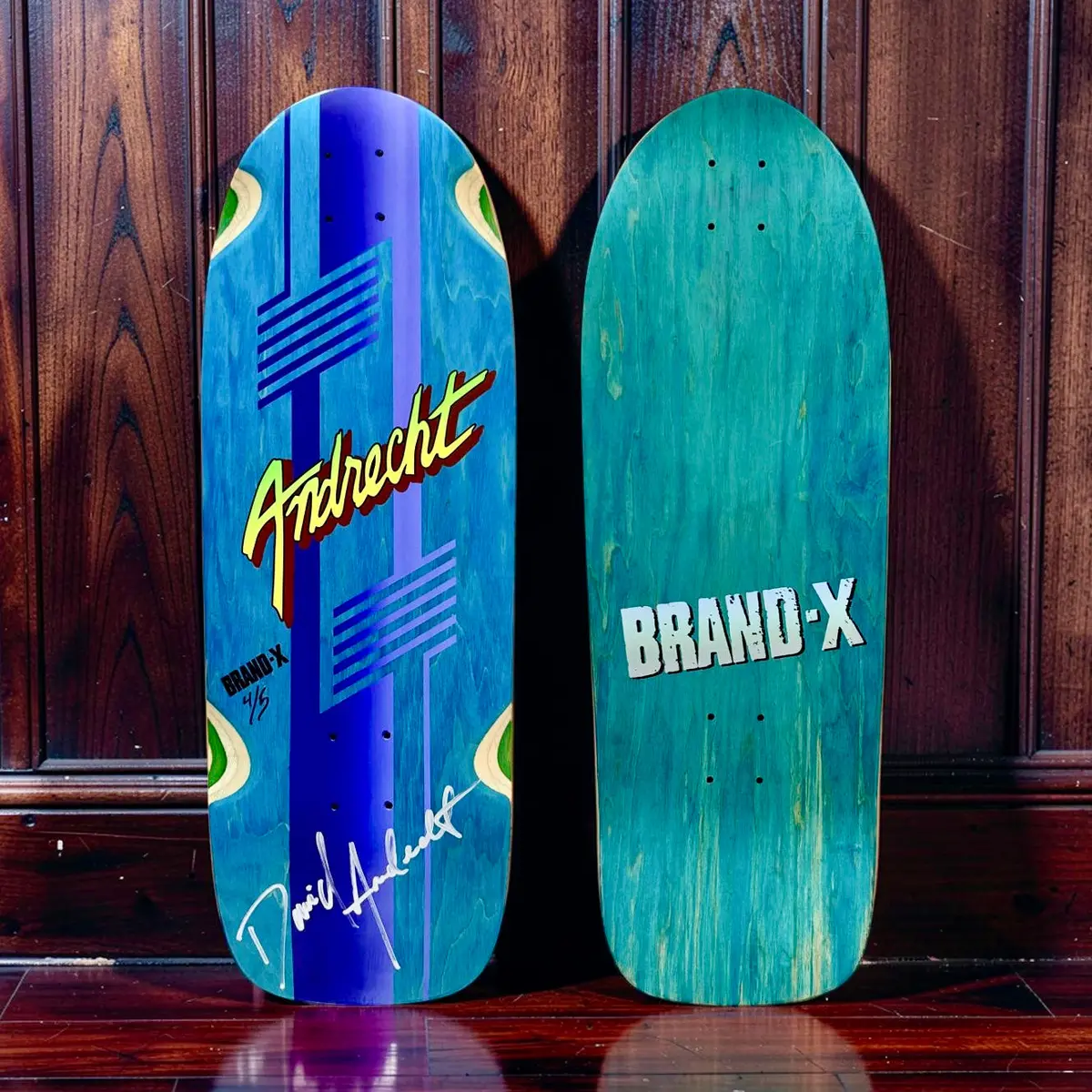 Dave Andrecht 10”X30” Hand-Painted & Autographed Deck (1 Of 5) 1