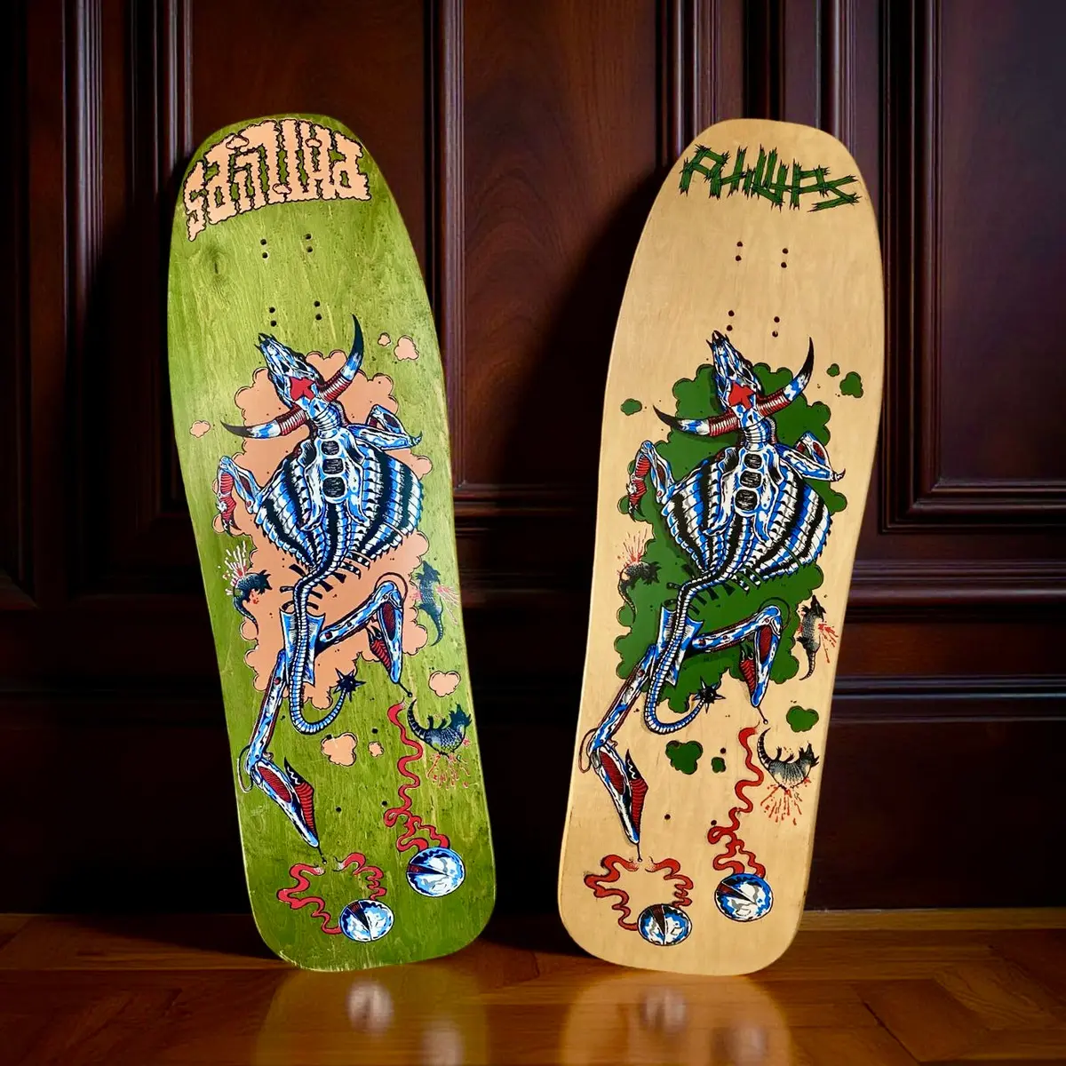 Jeff Phillips Mutilated Steer Limited Edition, Bbc Deck Hand-Painted (1 Of 100) (Pre-Order, December) 1