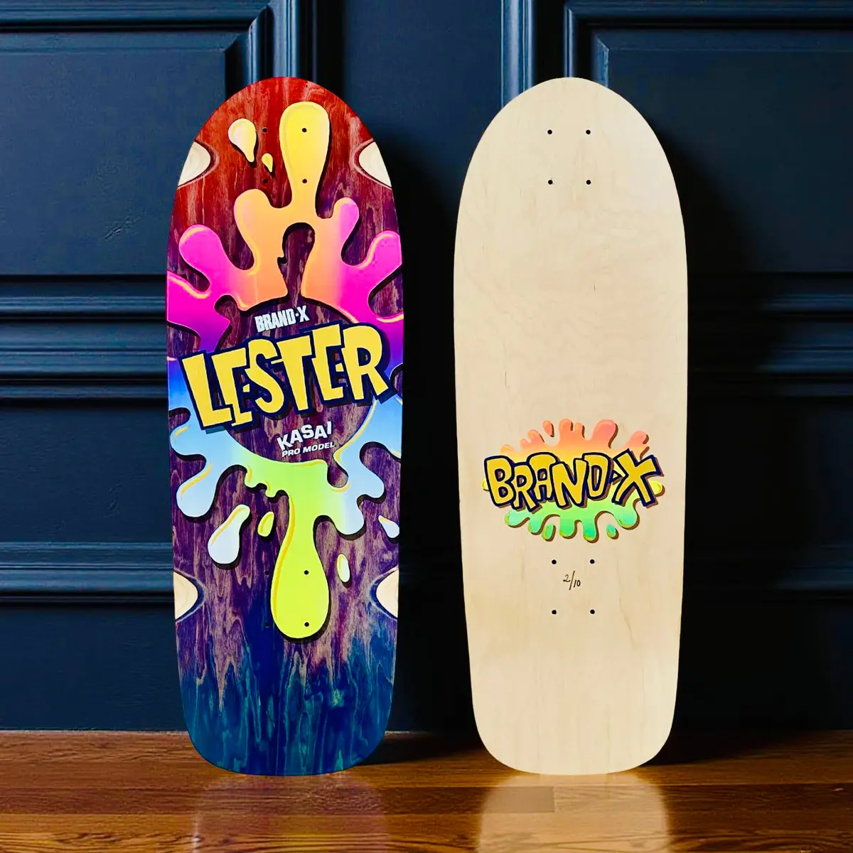 Lester Kasai 10”X30” Limited Edition, Double Fade Deck Hand-Painted (1 Of 10) 1