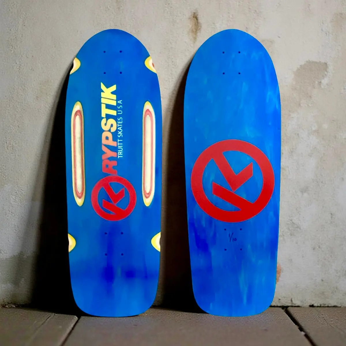 Krypstik Routed 10”X30” Limited Edition Deck Hand-Painted (1 Of 10) 1