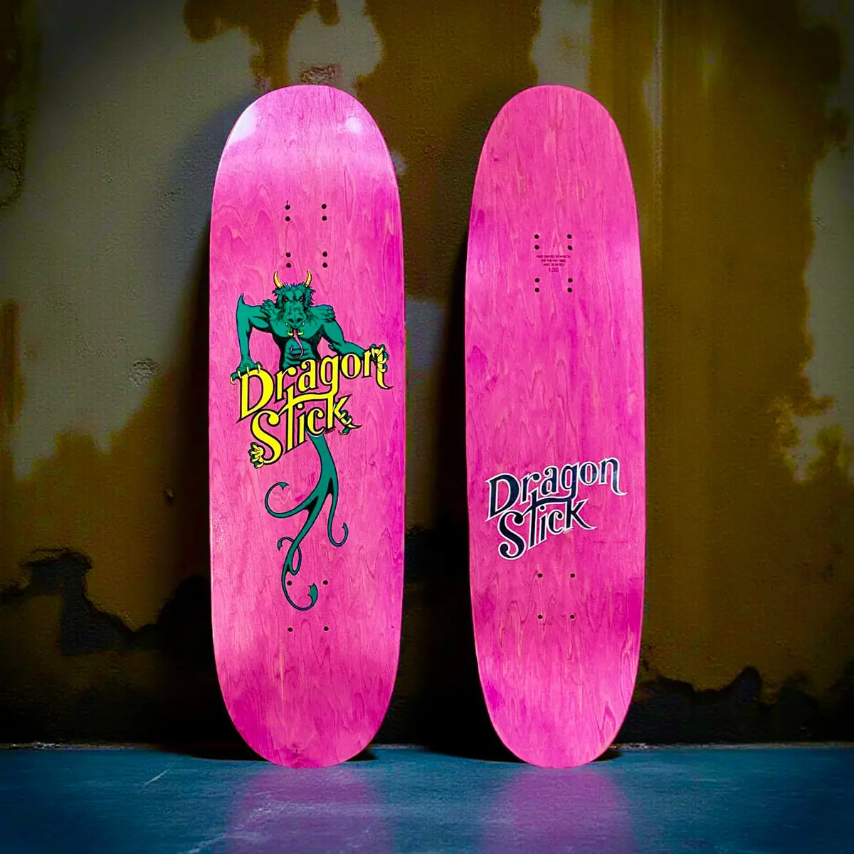 Dragon Stick Egg Deck 9”X32.75” Hand-Painted (1 Of 5) 1