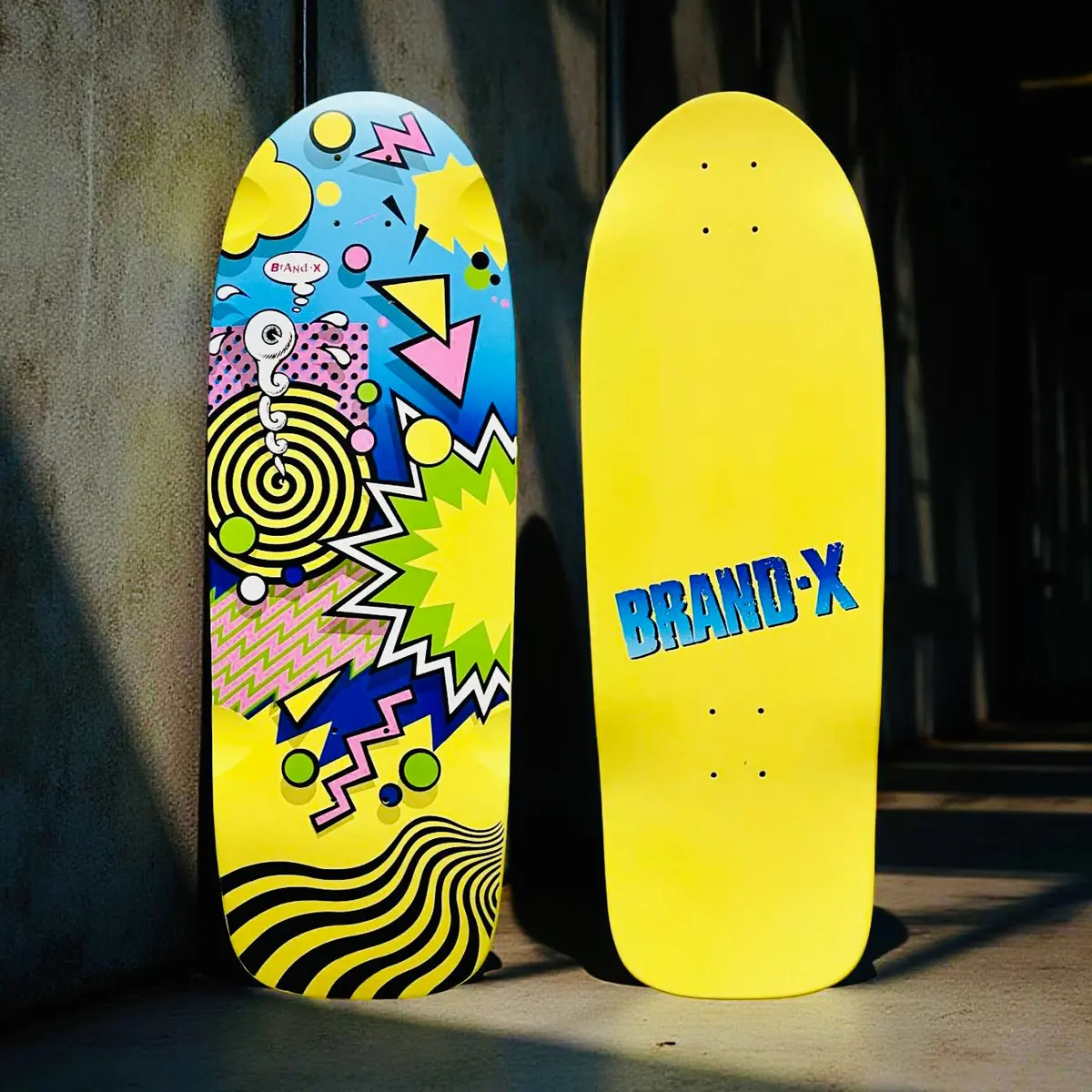 Weirdo 10"X30" Deck Hand-Painted 1