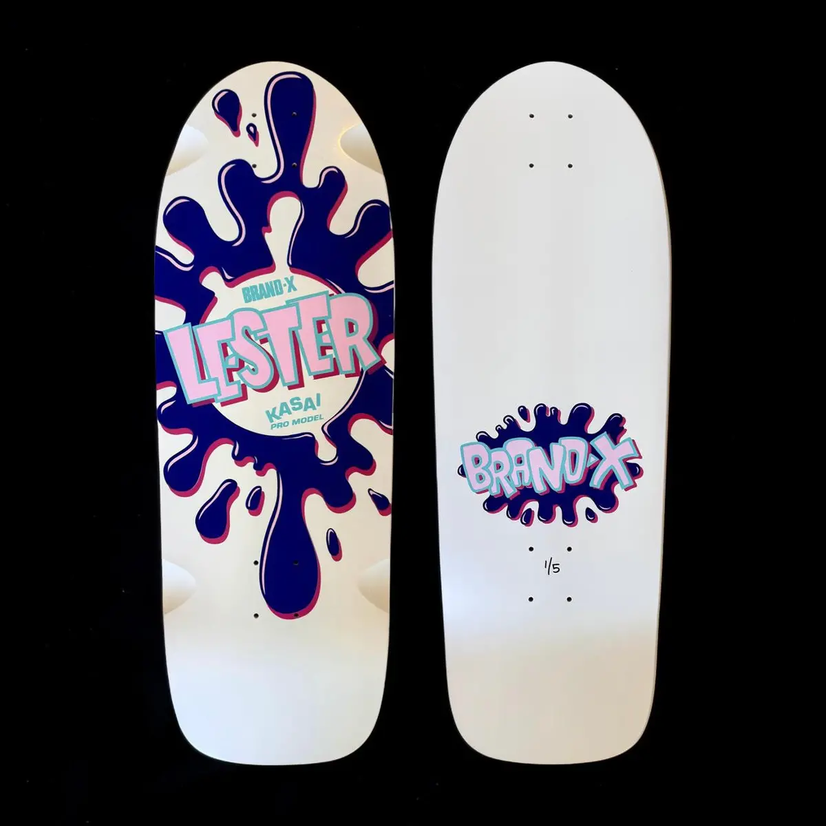 Lester Kasai 10”X30 Limited Edition, Hand-Painted Deck (1 Of 5) 1