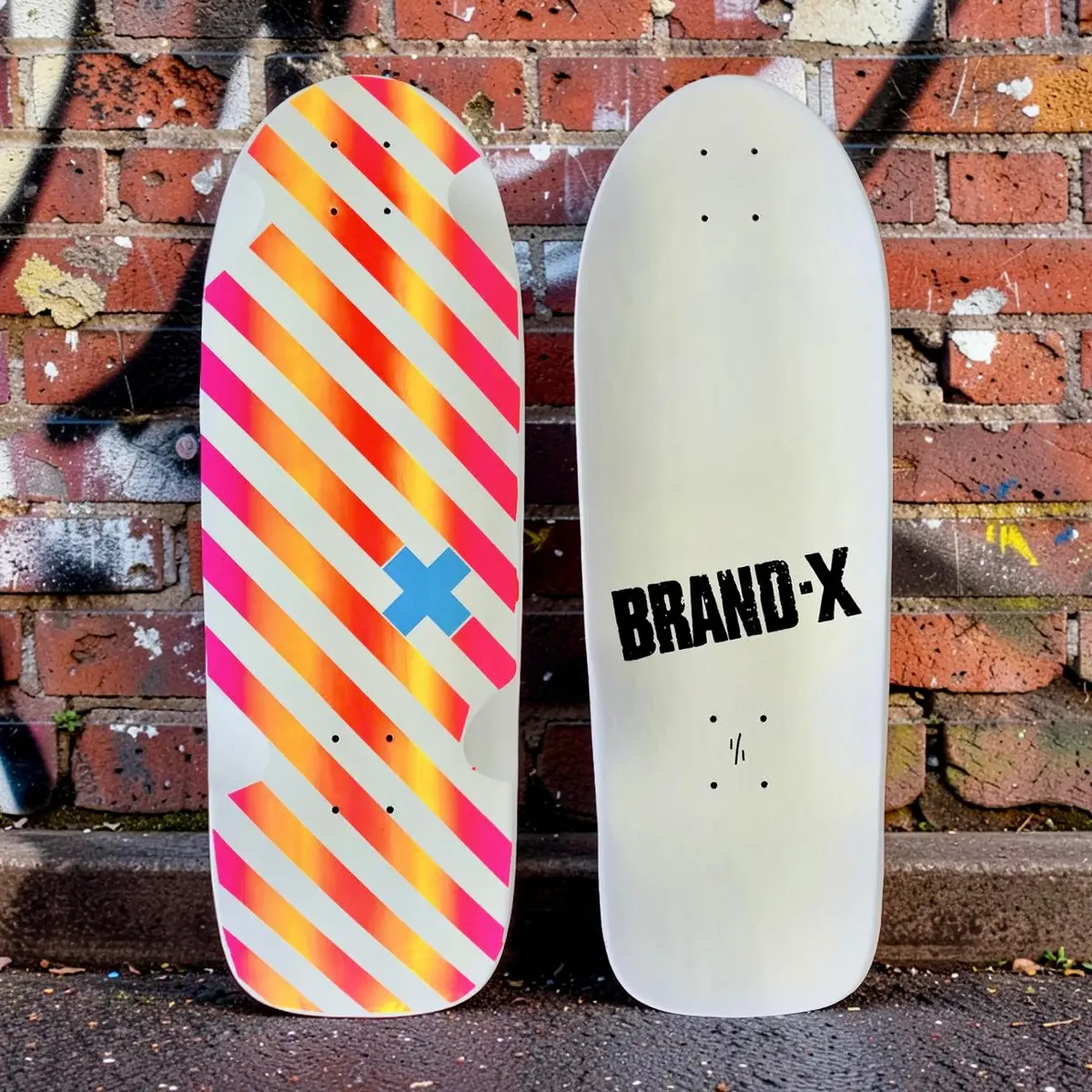 Vertical Hold 10"X30" One Of A Kind, Hand Painted Deck (1 Of 1) 1