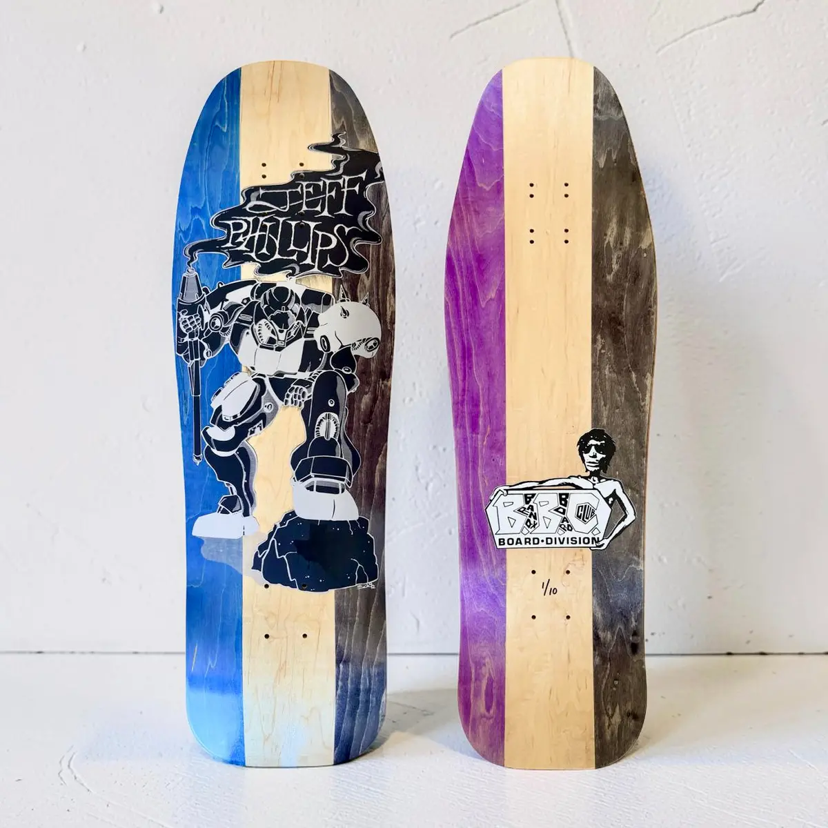 Jeff Phillips Bbc Gundam Limited Edition, Hand-Painted Deck (1 Of 10) 1