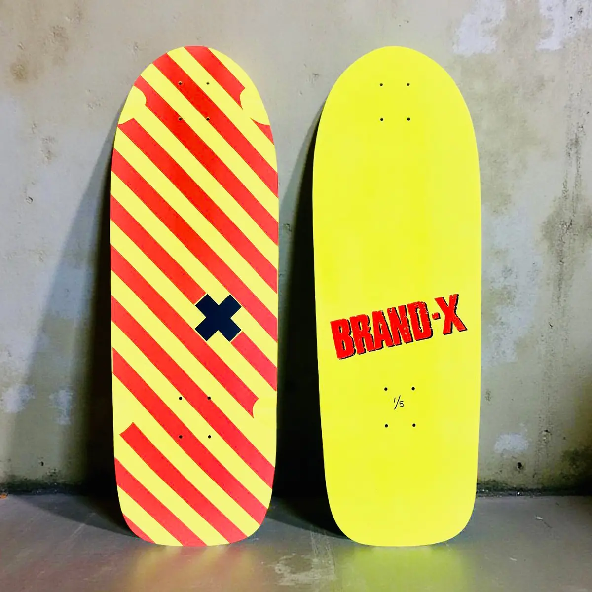 Vertical Hold 10"X30" Hand-Painted Deck (1 Of 5) 1
