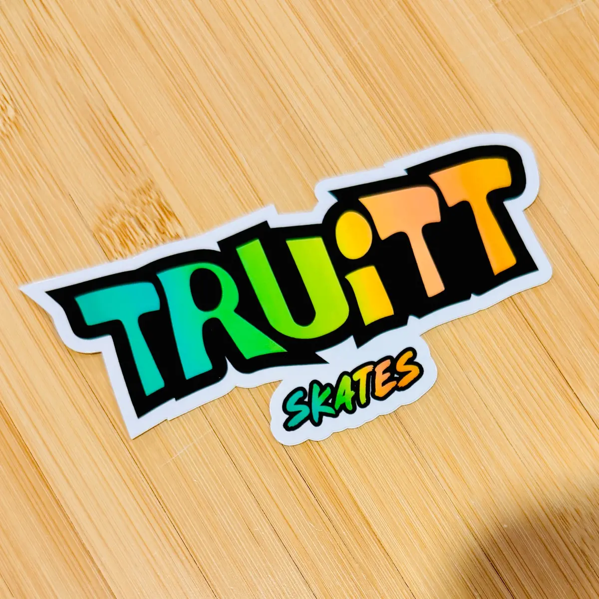 Truitt Skates Sticker 5.25” 1