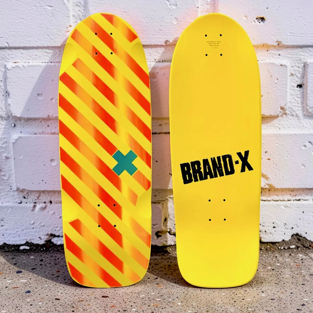 Vertical Hold 10"X30" Hand Painted Deck 1
