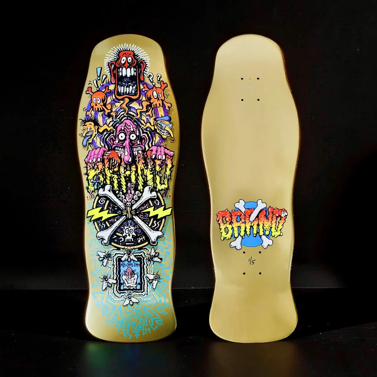 X-Dream Hand-Painted Limited Edition Deck 10"X30.25" (1 Of 5) 1