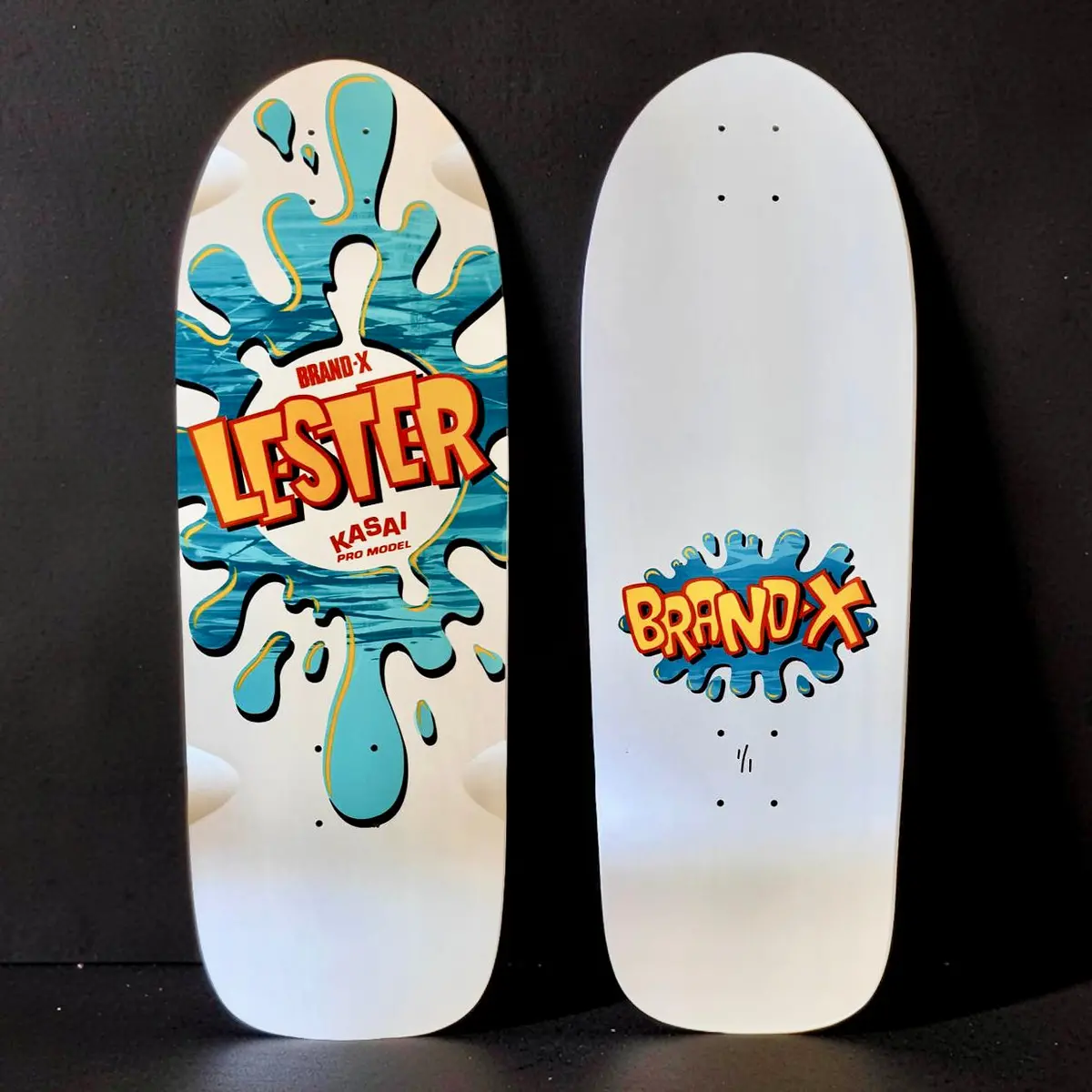 Lester Kasai 10”X30 One Of A Kind, Hand-Painted Deck (1 Of 1) 1