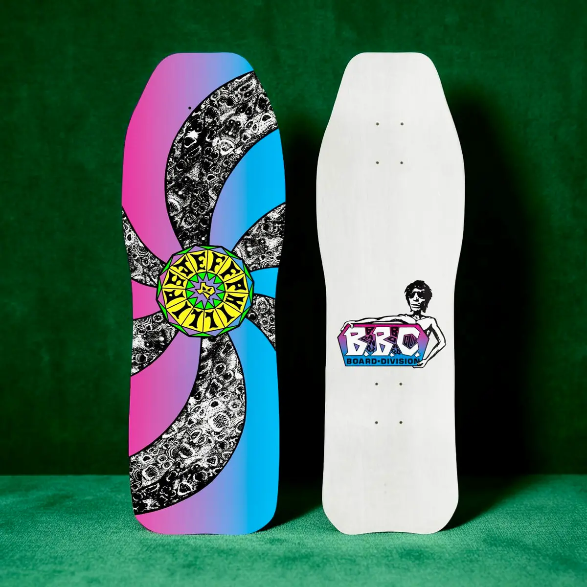 Jeff Phillips Bbc Spiral Limited Edition, Hand-Painted Bbc Deck (1 Of 100) (Pre-Order, August) 1