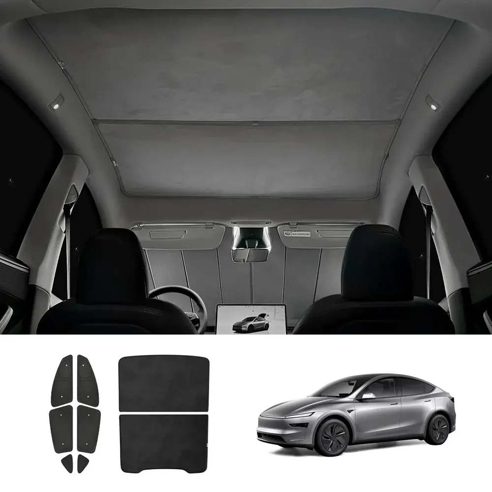 Best Tesla Model Y Sunshade Kit – Privacy & Heat Protection For Tesla Model Y Juniper 2025+ 1