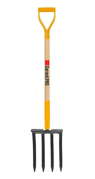 Garant G411d 36 In. Wooden D-Handle 4-Tine Spading Pitchfork 1