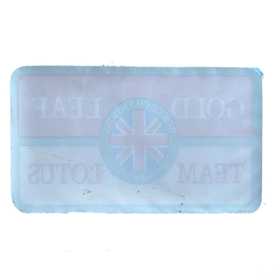 Gold Leaf Team Lotus - Small Sticker Window 1