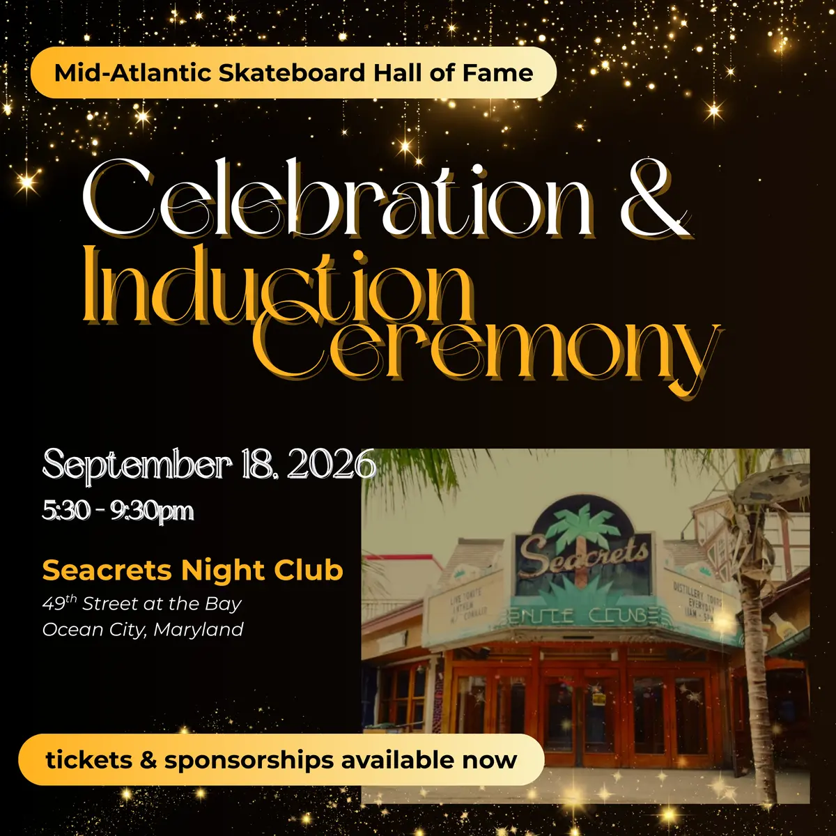 Tickets: Hall Of Fame Induction Ceremony - September 18, 2026 1