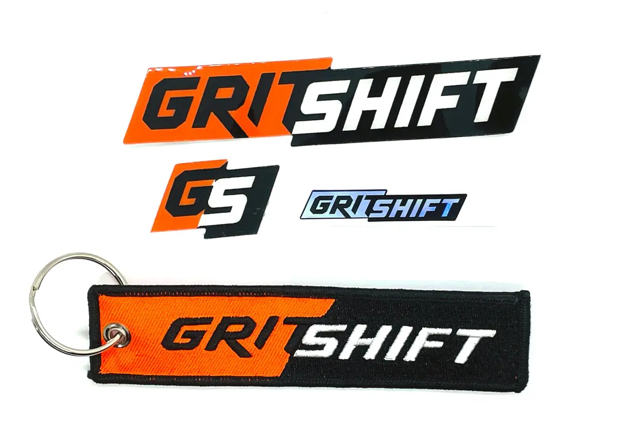 Gritshift Keychain And Sticker Pack 1
