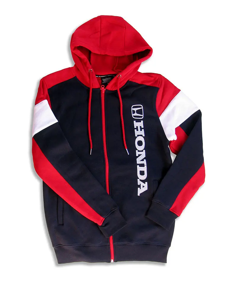 Honda Navy/Red Full Zip Hooded Sweatshirt 1