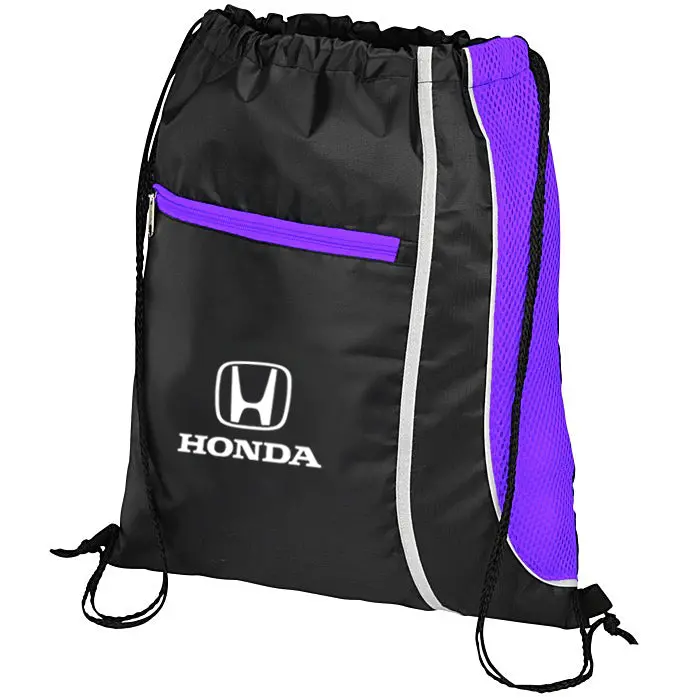 Honda Purple Sports Drawstring Bag 1