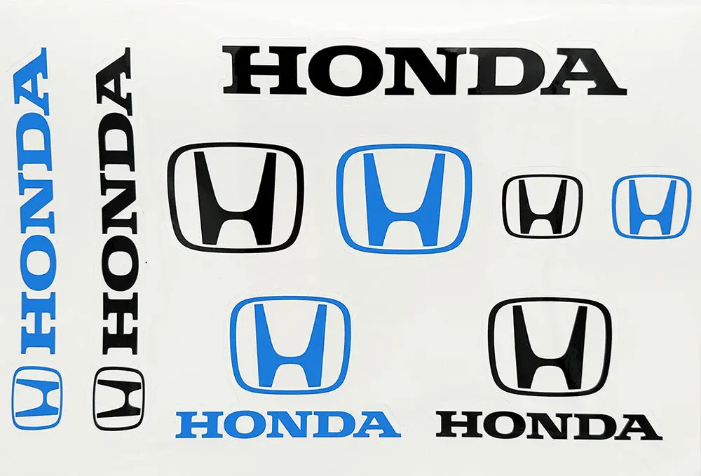 Honda Large Sticker Set (9 Stickers) 1