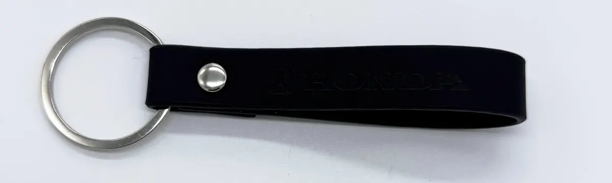 Honda Black Embossed Keyring 1