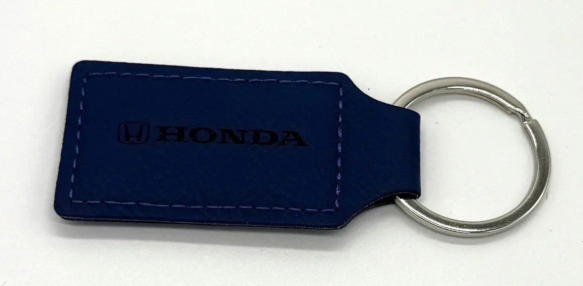 Honda Blue Embossed Keyring 1