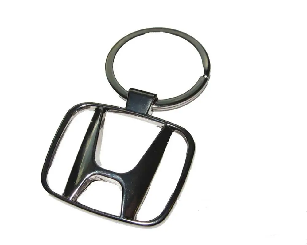 Honda Chrome Metal Logo Keychain 1