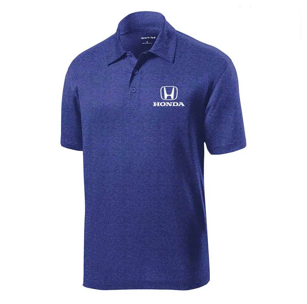Honda Blue Heather Sport Polo Shirt 1