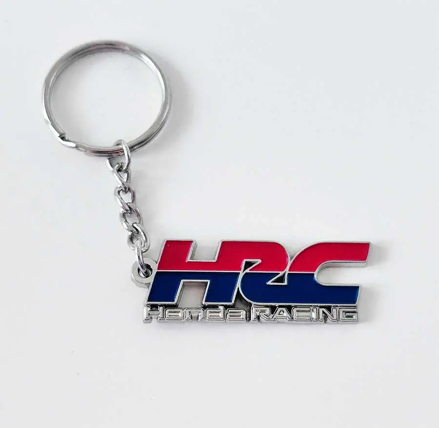 Hrc Honda Racing Metal Keyring 1