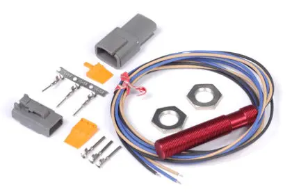 "Red" Single Channel Hall Effect Sensor Thread: M12x1.0 1