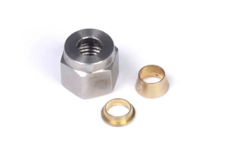 1/4" Nut And Brass Ferrule Only 1