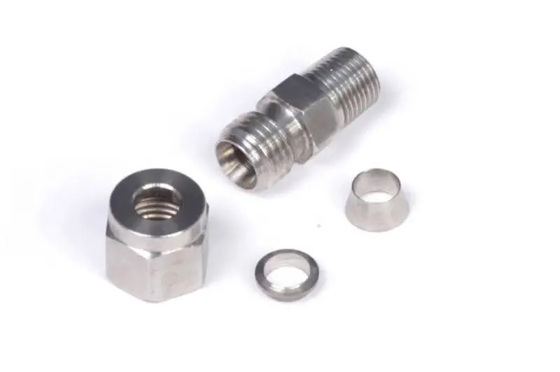 1/4" Stainless Compression Fitting Kit Thread: 1/8 Npt 1