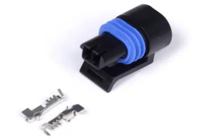 Plug And Pins Only - Delphi 2 Pin Gm Style Coolant Temp Connector (Black) 1