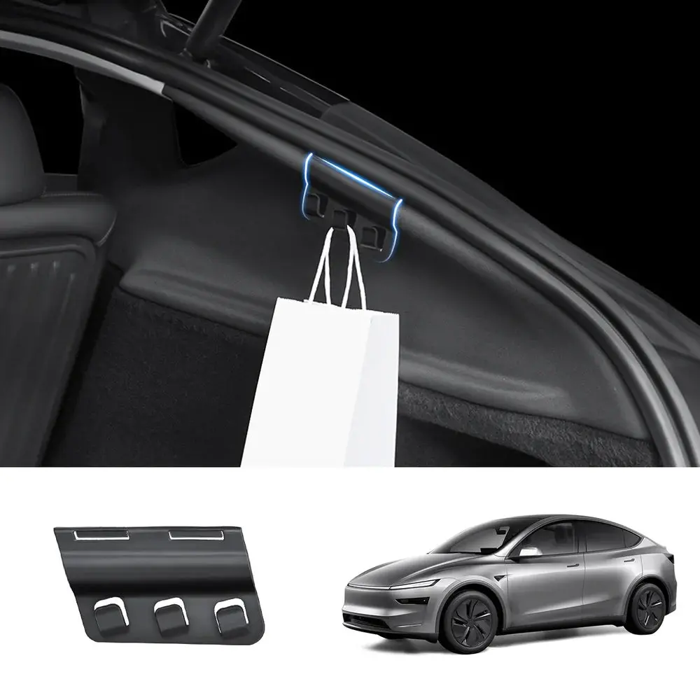 Hidden Trunk Grocery Bag Hook For Tesla Model Y Juniper 2025+ 1