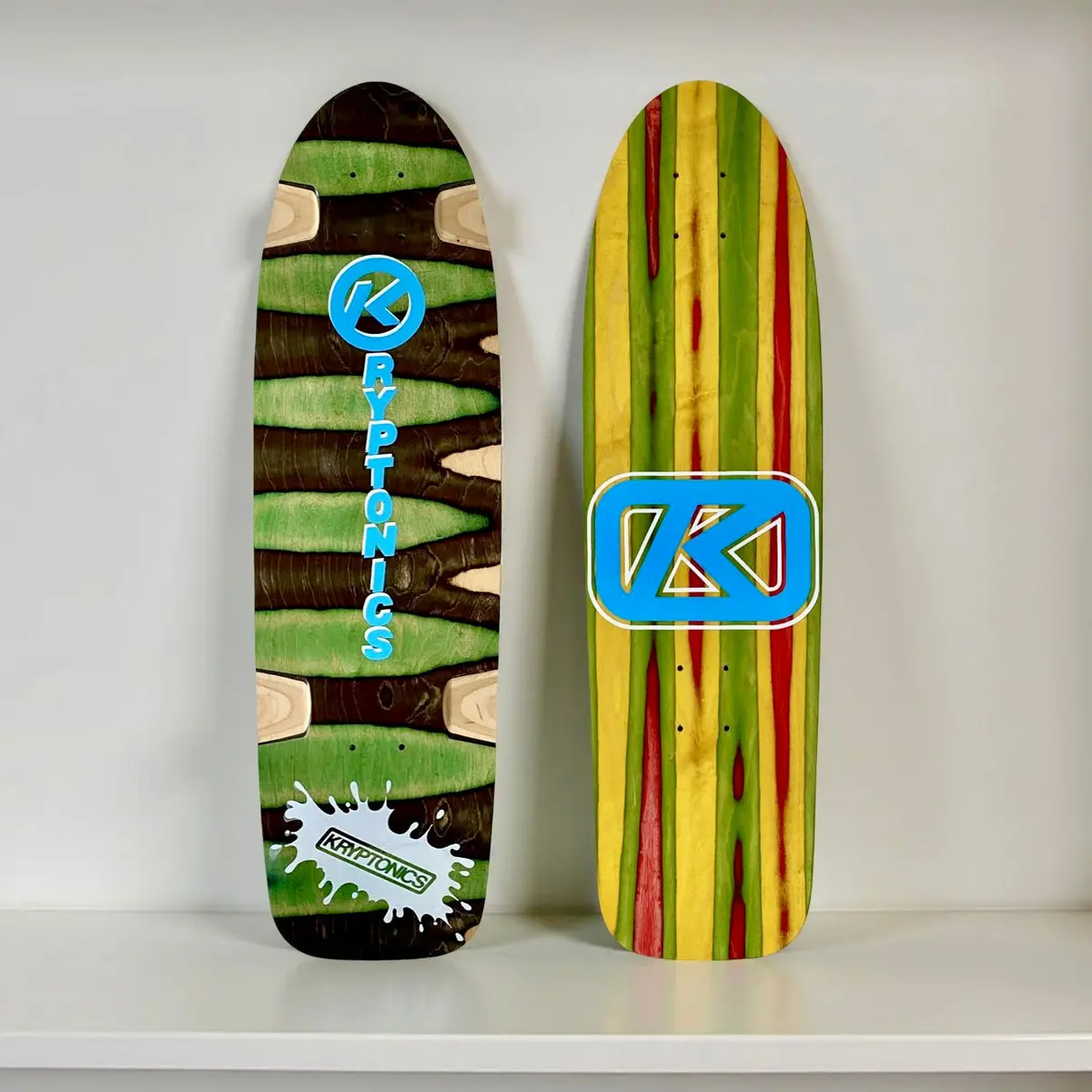 Kryptonics/Sims One-Of-A-Kind & Hand-Painted Cruiser Deck Or Complete 8.5”X31” (1 Of 1) 6