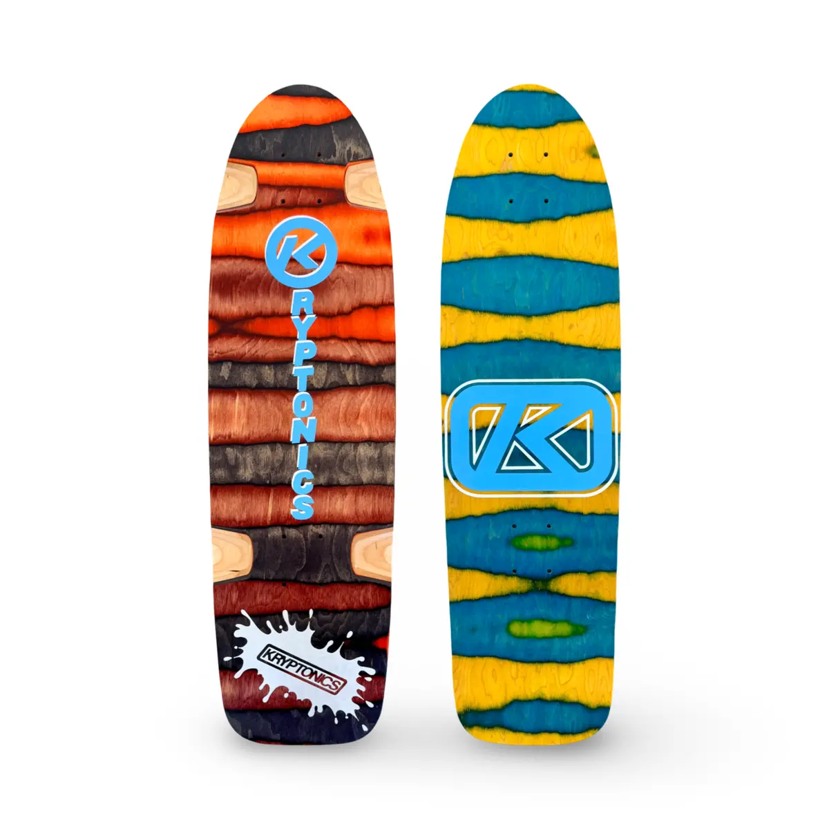 Kryptonics/Sims One-Of-A-Kind & Hand-Painted Cruiser Deck Or Complete 8.5”X31” (1 Of 1) 9