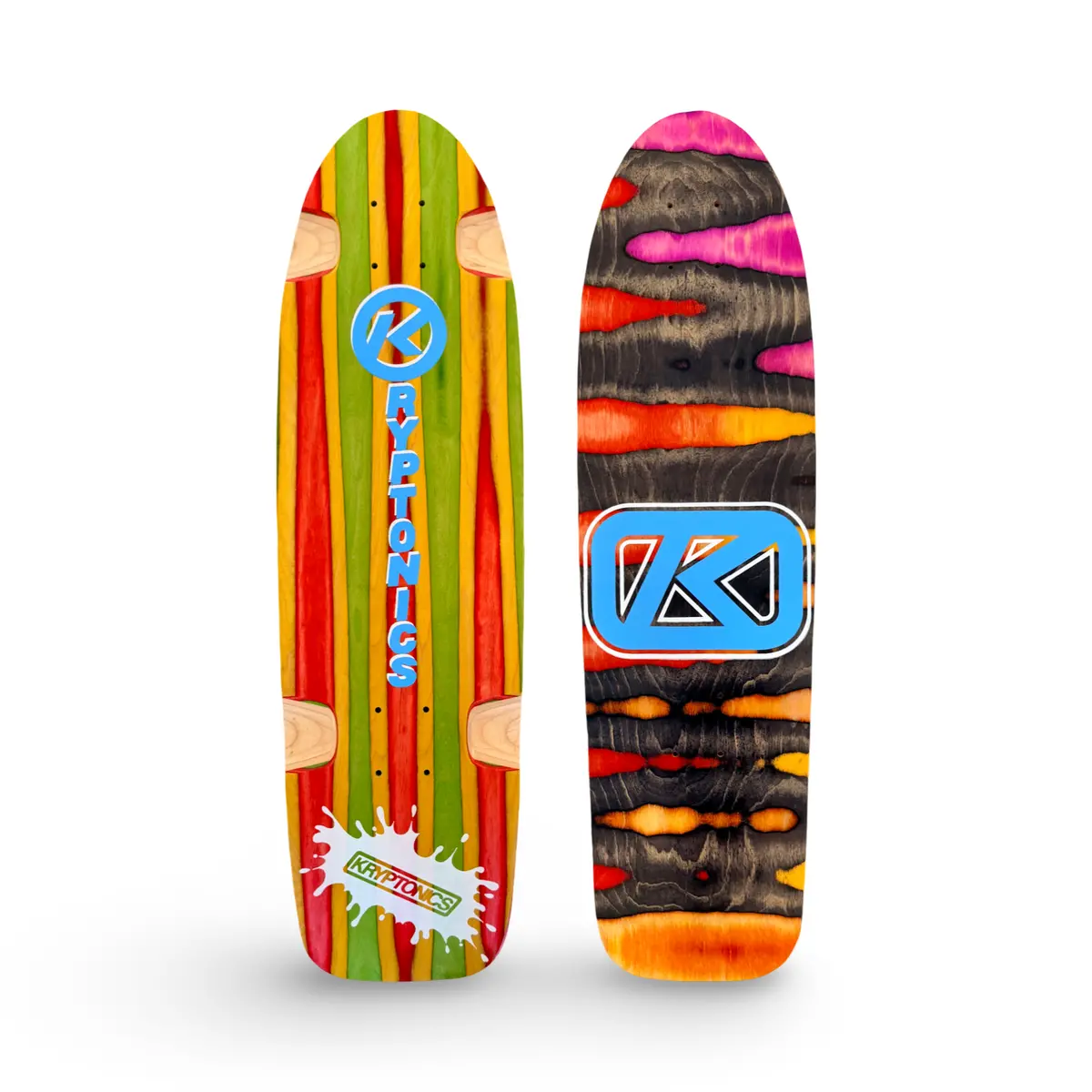 Kryptonics/Sims One-Of-A-Kind & Hand-Painted Cruiser Deck Or Complete 8.5”X31” (1 Of 1) 8