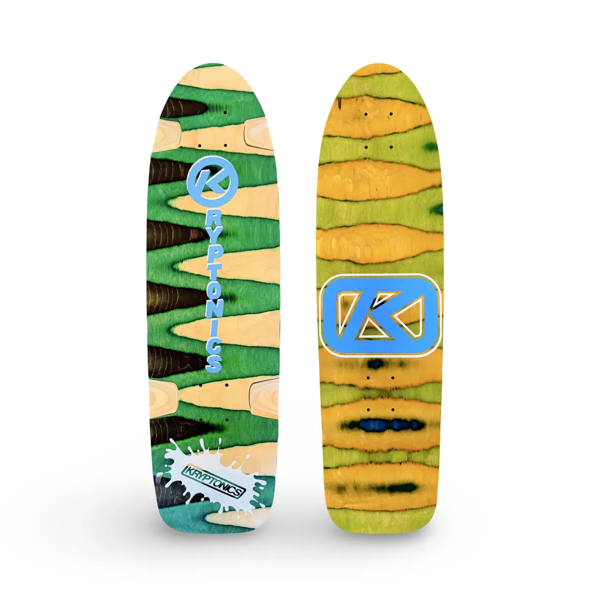 Kryptonics/Sims One-Of-A-Kind & Hand-Painted Cruiser Deck Or Complete 8.5”X31” (1 Of 1) 9