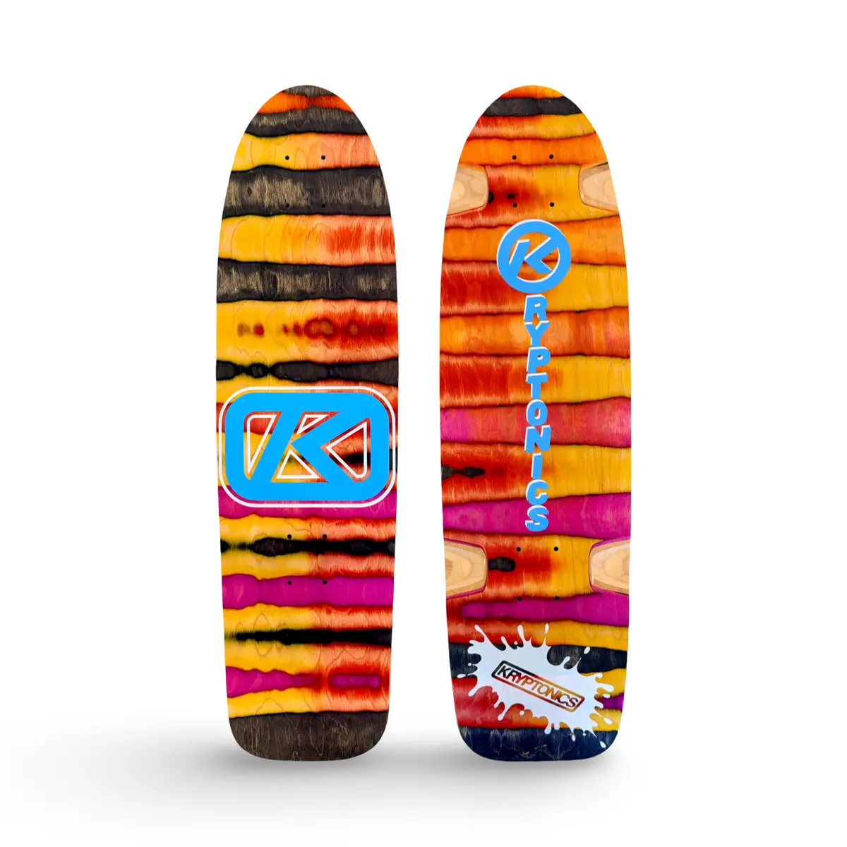 Kryptonics/Sims One-Of-A-Kind & Hand-Painted Cruiser Deck Or Complete 8.5”X31” (1 Of 1) 10